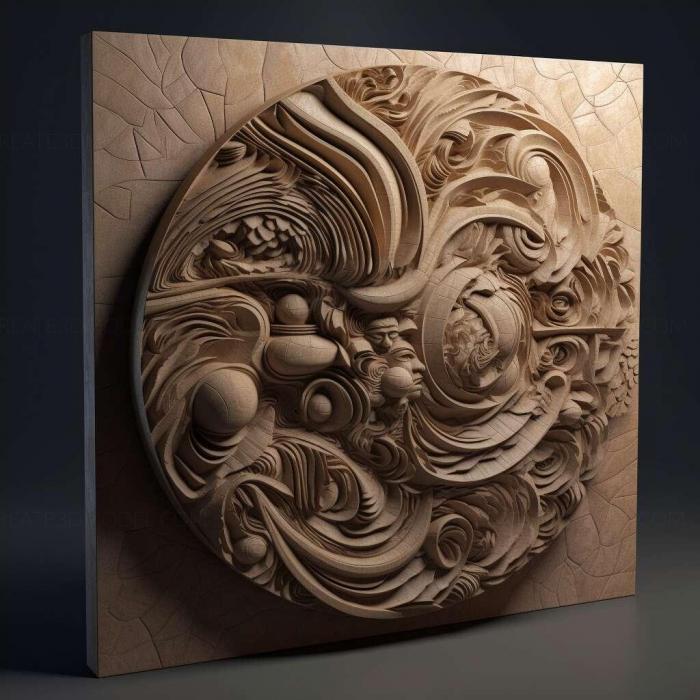 نموذج ثلاثي الأبعاد لآلة CNC 3D Art 